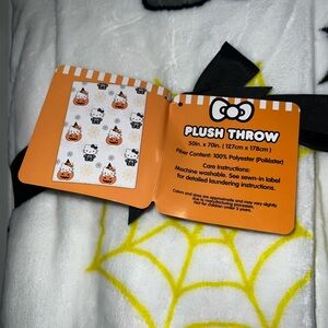 Hello Kitty Halloween Plush Throw